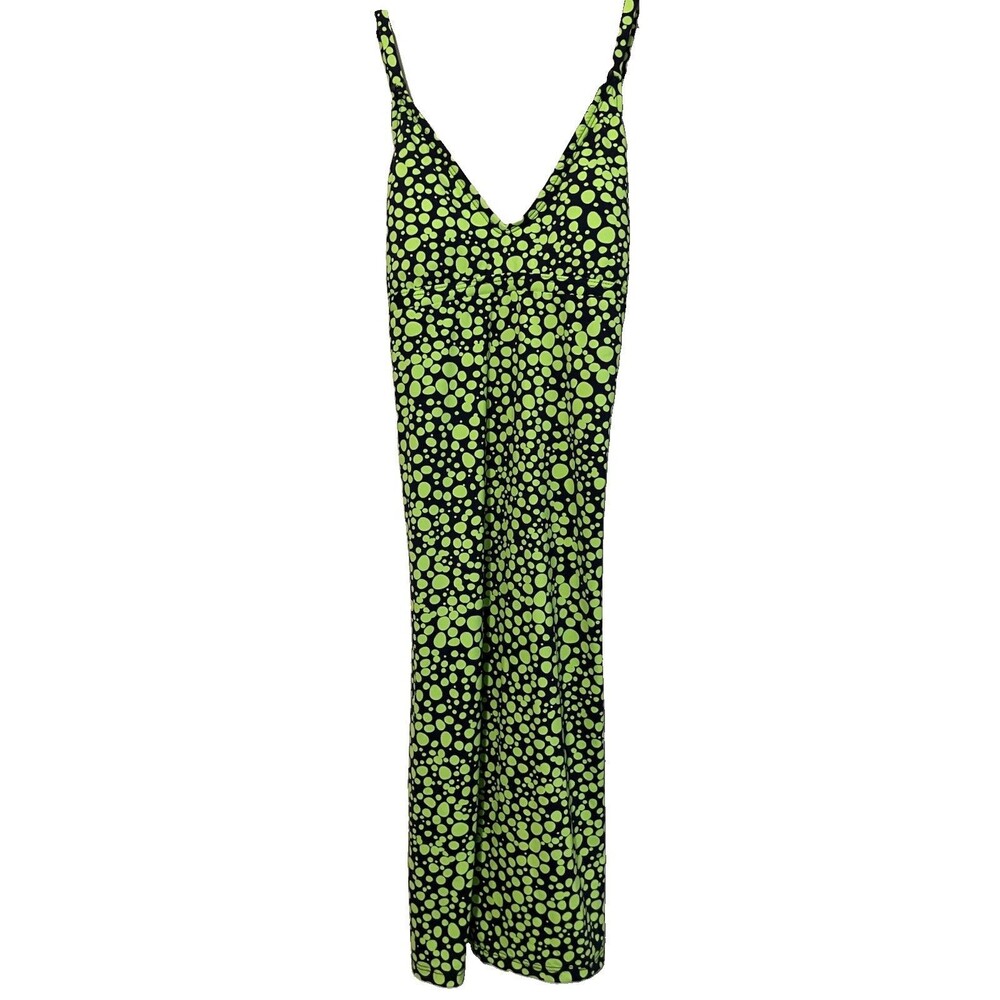 Title Nine Active Dress Athletic Lime Green Black Built In Bra Racerback Medium